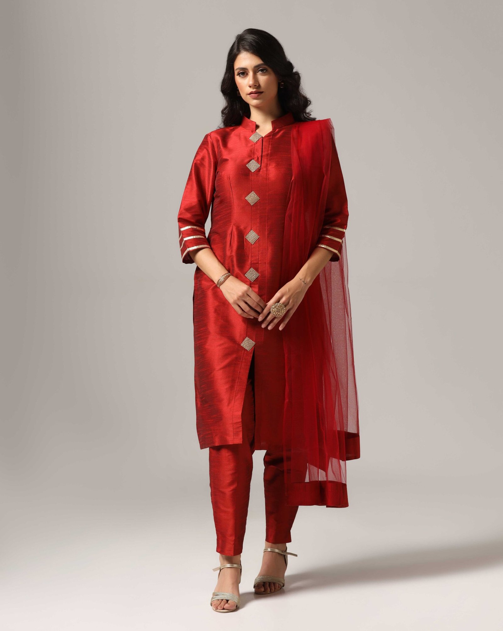 Kurti with Pants & Dupatta