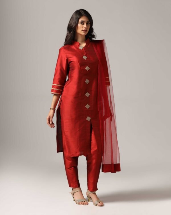 Kurti with Pants & Dupatta - Image 11
