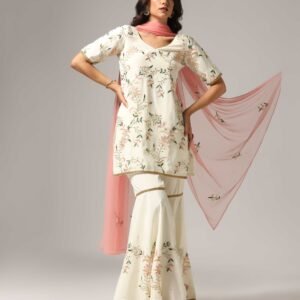 Kurti with Sharara & Dupatta