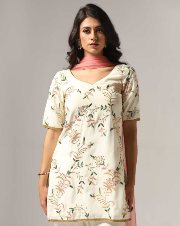 Kurti with Sharara & Dupatta - Image 5