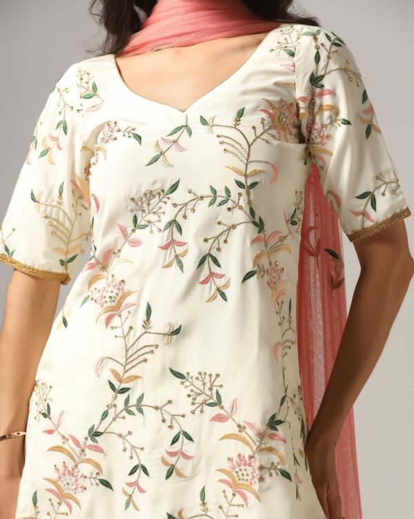 Kurti with Sharara & Dupatta - Image 4