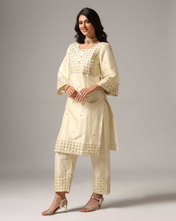 Kurti with Palazzo Pants & Dupatta - Image 8