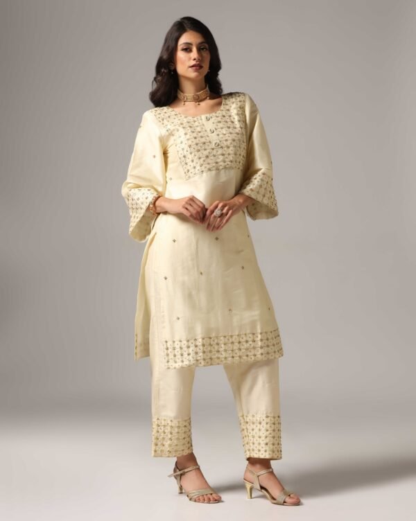 Kurti with Palazzo Pants & Dupatta - Image 9