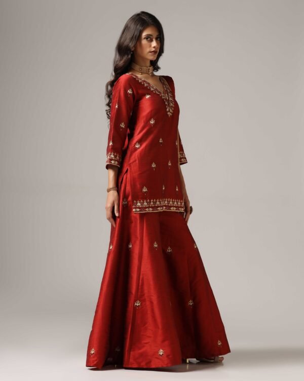 Kurti with Sharara & Dupatta - Image 11