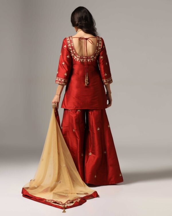 Kurti with Sharara & Dupatta - Image 12