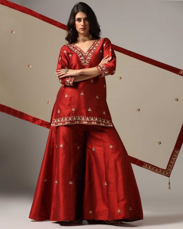 Kurti with Sharara & Dupatta - Image 2