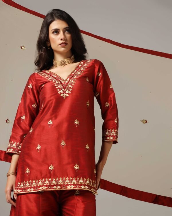 Kurti with Sharara & Dupatta - Image 3