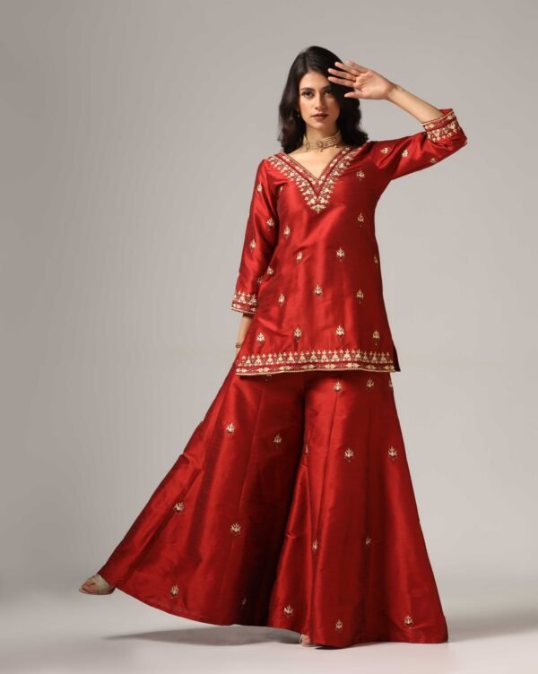 Kurti with Sharara & Dupatta - Image 6