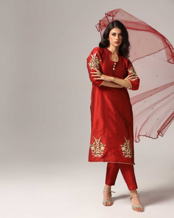 Kurti with Pants & Dupatta - Image 12