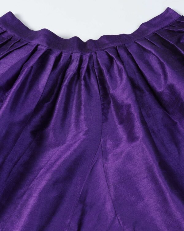 Pret a Porter Elegant Purple Raw Silk Suit - Image 14