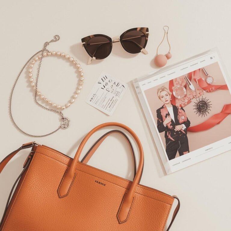 create a women's accessories image to be uploaded on a myntra like website